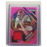 Xavier Worthy 2025 Prizm Pink Patch