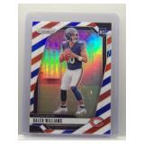 Caleb Williams 2024 Prizm Red White Blue Rookie