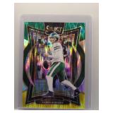 Aaron Rodgers 2024 Select Green Yellow Shock Prizm