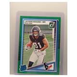 Jayden Higgins 2025 Donruss Green Press Proof
