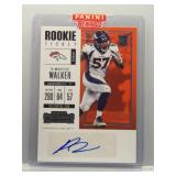 DeMarcus Walker 2017 Contenders Rookie Auto