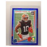 Quinshon Judkins 2025 Optic Blue Hyper Rookie