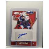 Caleb Lomu 2025 Sage Rookie Auto