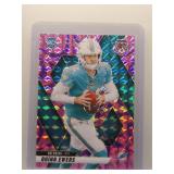 Quinn Ewers 2025 Mosaic Pink Prizm Rookie