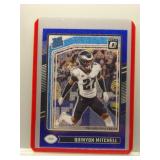 Quinyon Mitchell 2024 Optic Blue Sparkle Rookie