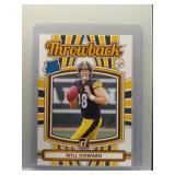 Will Howard 2025 Donruss Throwback Rookie
