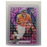 RJ Harvey 2025 Mosaic Pink Prizm Rookie