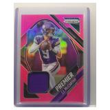 JJ McCarthy 2025 Prizm Pink Patch