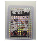 CJ Stroud 2025 Mosaic Notoriety Silver Prizm