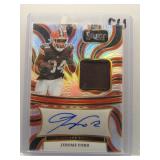 Jerome Ford 2024 Select Rookie Patch Auto /199