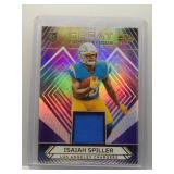 Isaiah Spiller 2022 Illusions Rookie Patch