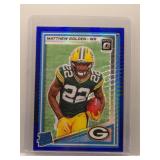 Matthew Golden 2025 Optic Blue Hyper Rookie