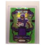 Jordan Addison 2023 Prizm Green Mini Diamond...