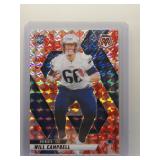 Will Campbell 2025 Mosaic Pink Camo Rookie