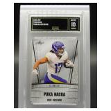 Puka Nacua 2023 Leaf Silver Rookie GMA 10