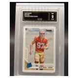 Nick Bosa 2019 Donruss Rookie Canvas GMA 9