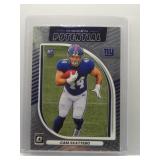 Cam Skattebo 2025 Optic Hidden Potential Rookie