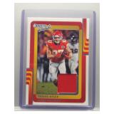 Travis Kelce 2025 Donruss Threads Patch