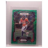 Marvin Mims 2023 Prizm Green Wave Rookie