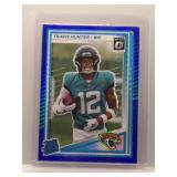 Travis Hunter 2025 Optic Blue Hyper Rookie
