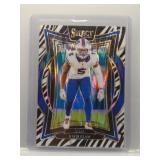 Kaiir Elam 2024 Select Zebra Shock Prizm Case Hit