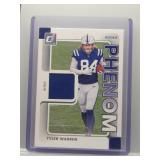 Tyler Warren 2025 Donruss Rookie Phenom Patch