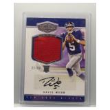 Davis Web 2017 Plates & Patches Rookie Patch...