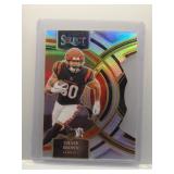 Chase Brown 2023 Select Silver Die-Cut Rookie