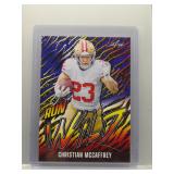 Christian McCaffrey 2024 Leaf Run Wild Blue