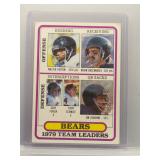 Walter Payton 1980 Topps Bears Team Leaders