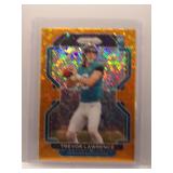 Trevor Lawrence 2021 Prizm Orange No Huddle Rookie