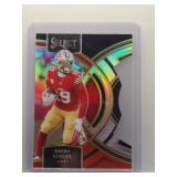 Deebo Samuel 2023 Select Black Red Die-Cut