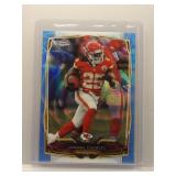 Jamaal Charles 2014 Topps Chrome Blue Wave