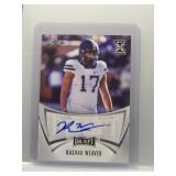 Rashad Weaver 2021 Leaf Draft Rookie Auto