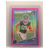 Mason Taylor 2025 Optic Pink Rated Rookie