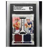 Drake Maye / Jayden Daniels 2024 Rookie Patch...