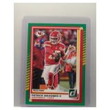 Patrick Mahomes 2025 Donruss Green Press Proof