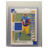 Omarion Hampton 2025 Donruss Rookie Patch