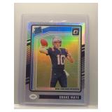 Drake Maye 2024 Optic Silver Rated Rookie