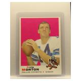 Craig Morton 1969 Topps