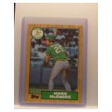 Mark McGwire Rookie 1987 Topps