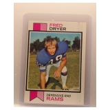 Fred Dryer 1973 Topps