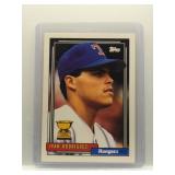 Ivan Rodriguez Rookie 1992 Topps