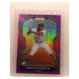 Ronald Acuna Jr. 2021 Prizm Purple