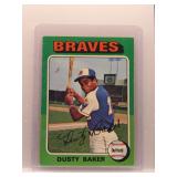 Dsusty Baker 1975 Topps