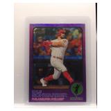 Kyle Schwarber 2022 Topps Heritage Purple