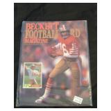 Joe Montana January 1990 Beckett Issue 2