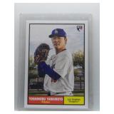 Yoshinobu Yamamoto RC 2024 Topps Archives