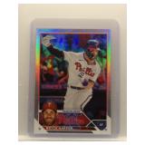 Bryce Harper 2023 Topps Chrome Refractor