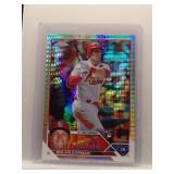 Nolan Gorman RC 2023 Topps Chrome Prizm Refractor